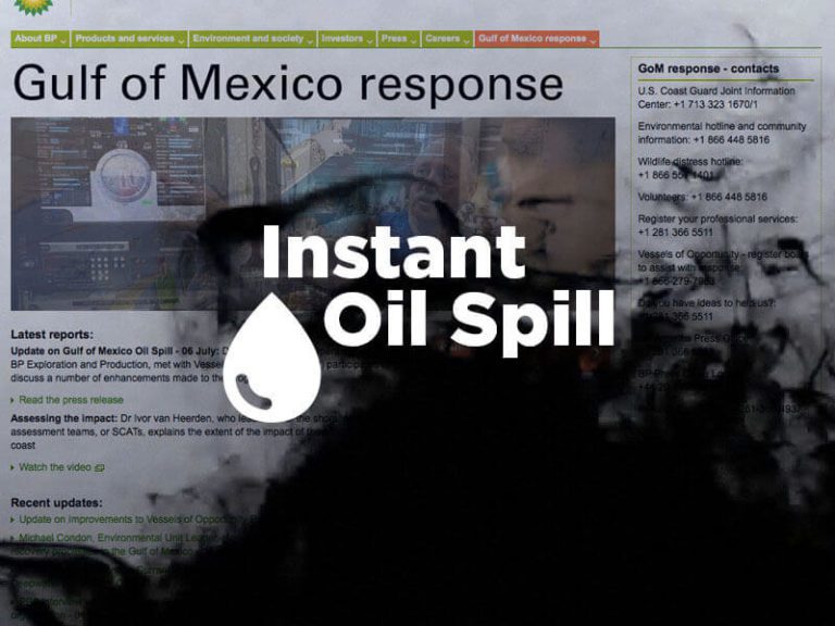 Instant Oil Spill